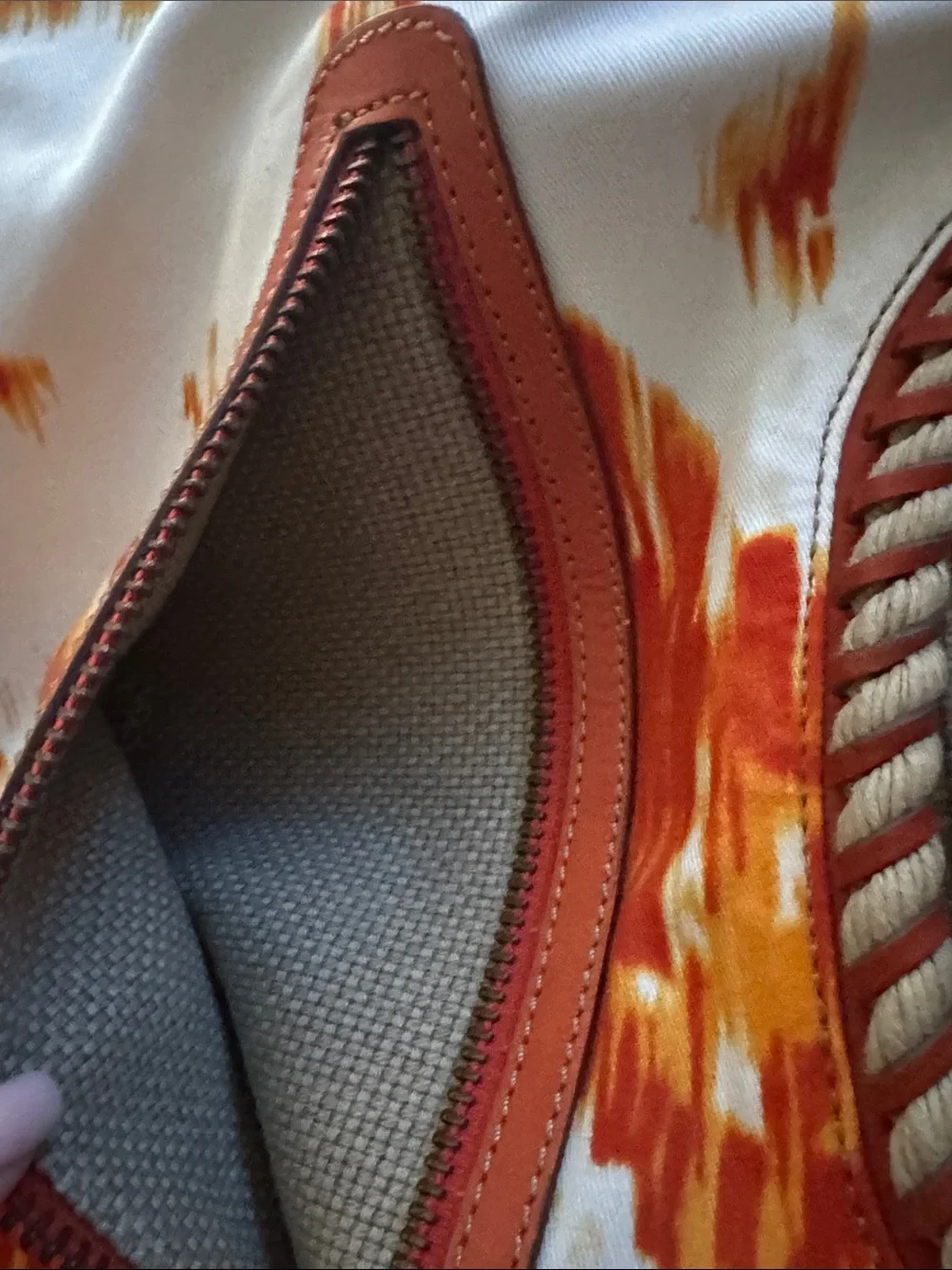 Cole Haan vibrant orange